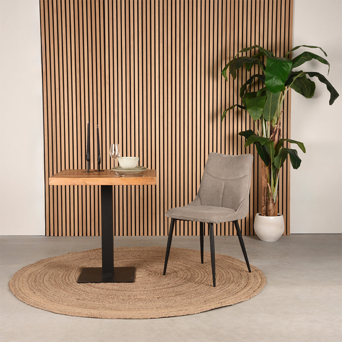 LABEL51 Eetkamerstoel Riv - Stof